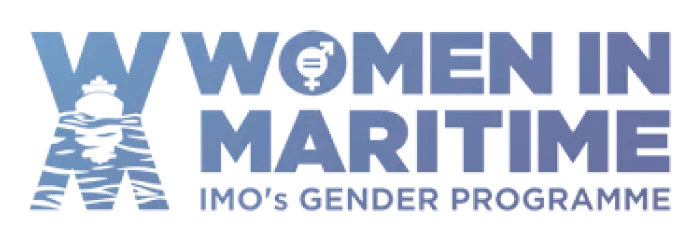 Logo de Women in Maritime, el programa de género de la OMI