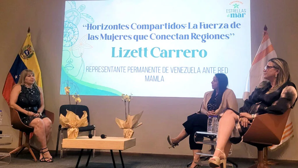 Panel del II Encuentro Estrellas con la representante de Venezuela ante Red MAMLa